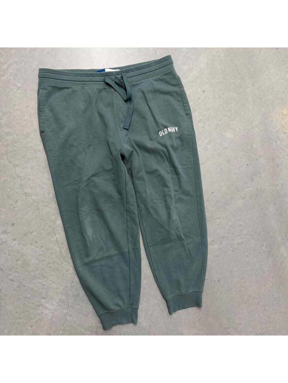 2000's Old Navy Men's Green Jogger Athletic Sweatpants Sized XL